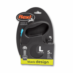 Flexi Black Design Retractable Lead – 5m