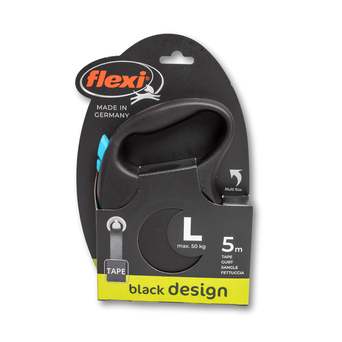 Flexi Black Design Retractable Lead – 5m