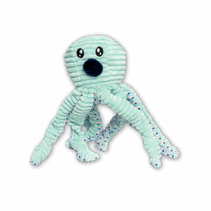 Corduroy Octo-Tug Dog Toy