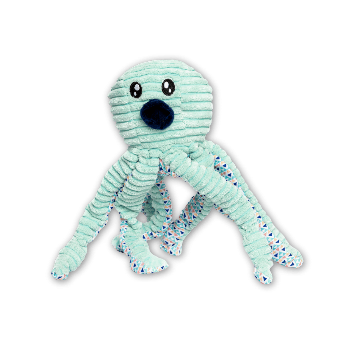 Corduroy Octo-Tug Dog Toy