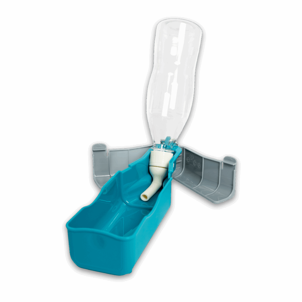 Portable Travel Water Bottle – Fold-Out Drinking Trough for Dogs — photo 1