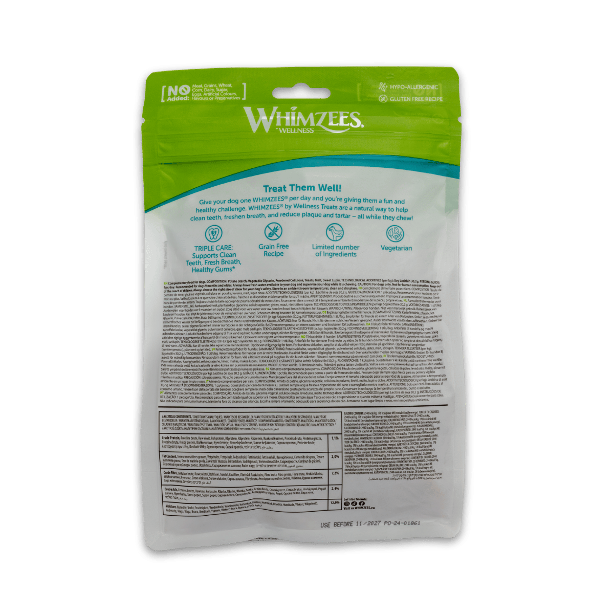 Whimzees Daily Dental Hedgehog Treats